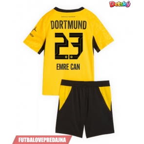 Lacne Dětský Futbalové dres Borussia Dortmund Emre Can #23 2026-27 Krátky Rukáv - Domáci (+ trenírky)